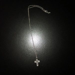 Sterling Silver Necklace with cross pendant